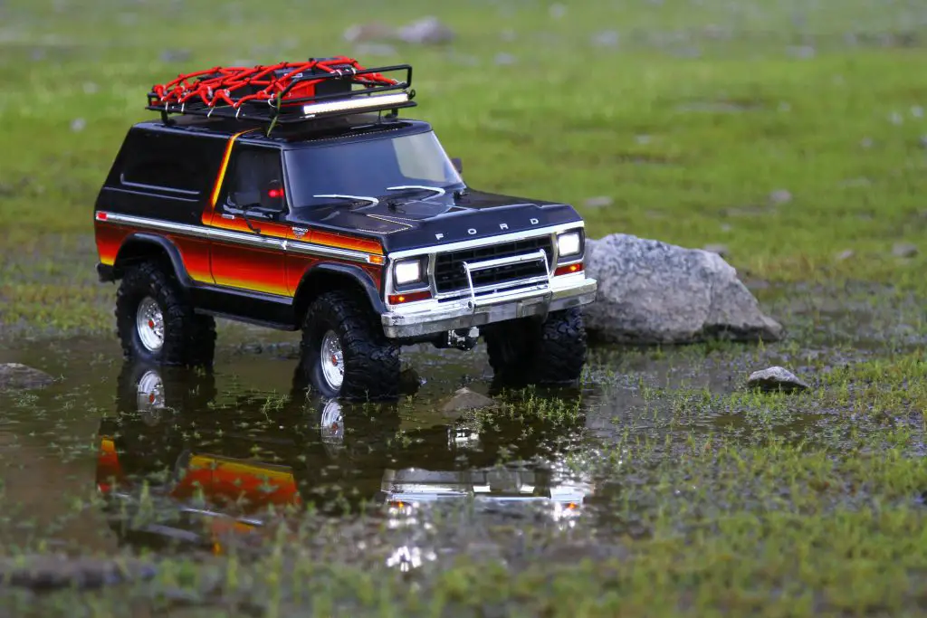 RC Truck in water