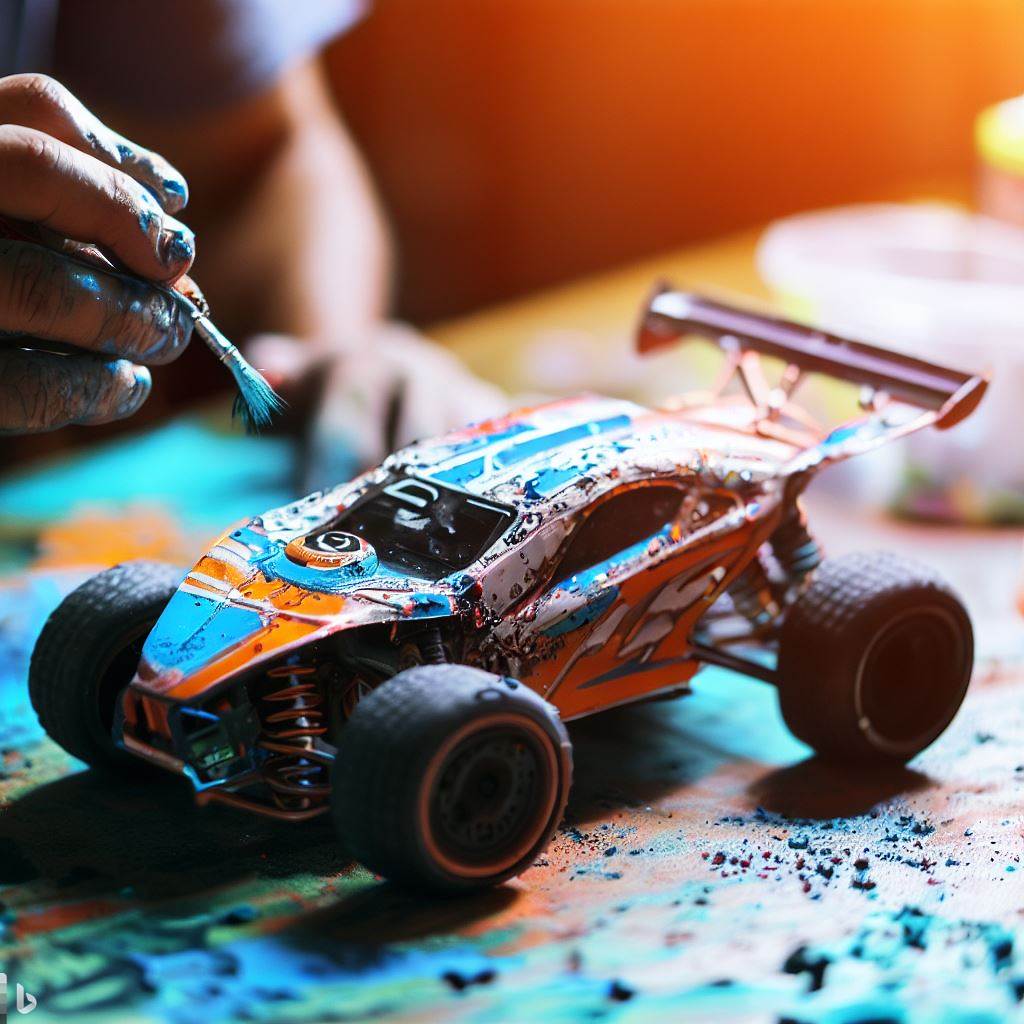 Hand Painting RC Car