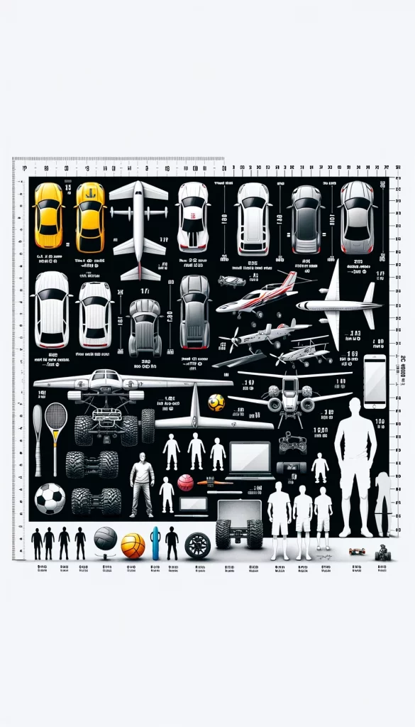 An infographic of 1/10 scale RC Models